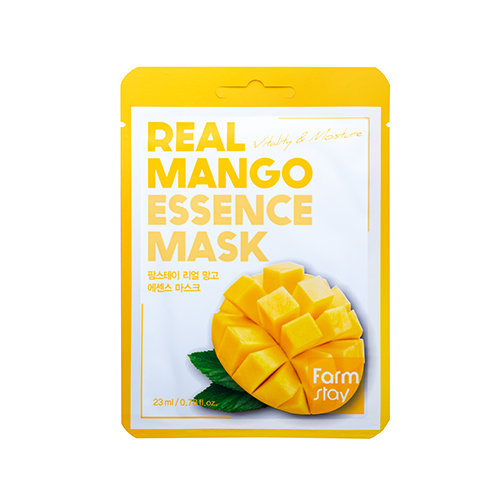 Farmstay Real Mango Essence Mask Witalizująca maseczka w płachcie z ekstraktem z mango 23ml Farmstay