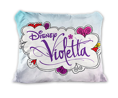 Faro, Disney, Poszewka na poduszkę, Violetta, Prezent, 70x80 cm Faro