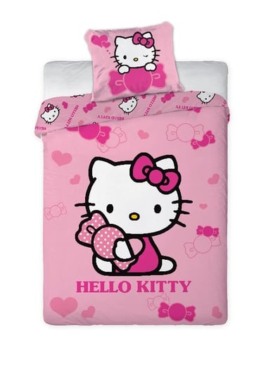 Faro, Hello Kitty, Pościel dziecięca, 160x200 cm Faro
