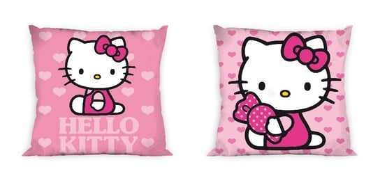 Faro, Hello Kitty, Poszewka na poduszkę, 40x40 cm Faro