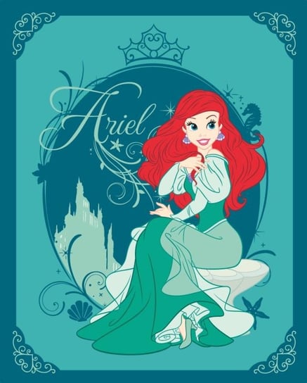 Faro, Księżniczki Disneya, Koc polarowy, 120x150 cm Faro