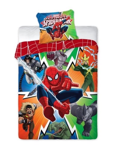 Faro, Spiderman, Pościel dziecięca, 160x200 cm Faro