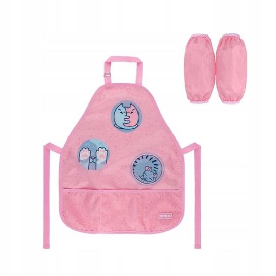 fartuch dla dcieci do malowania fartuszek do prac plastycznych dla dziewczynek różowy kite KITE