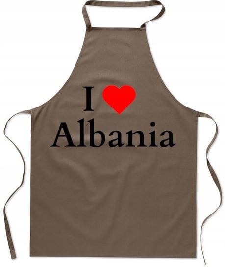 Fartuch Kuchenny I Love Albania Kocham Albanie BaĹ‚kany Inna marka