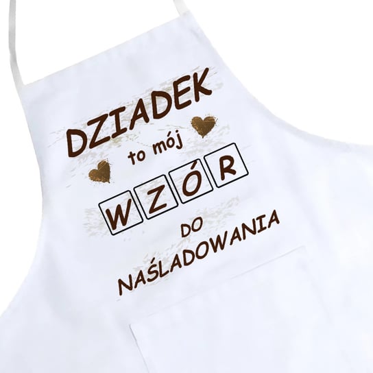 Fartuch Kuchenny Z Nadrukiem Prezent Dzień Dziadka J&W