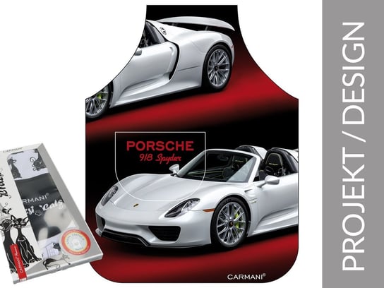 Fartuszek kuchenny - Classic & Exclusive, Porsche 918 Spyder (CARMANI) Carmani