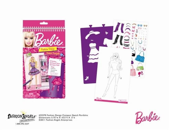 Fashion Angels, Barbie, szkicownik Projektowanie mody Fashion Angels