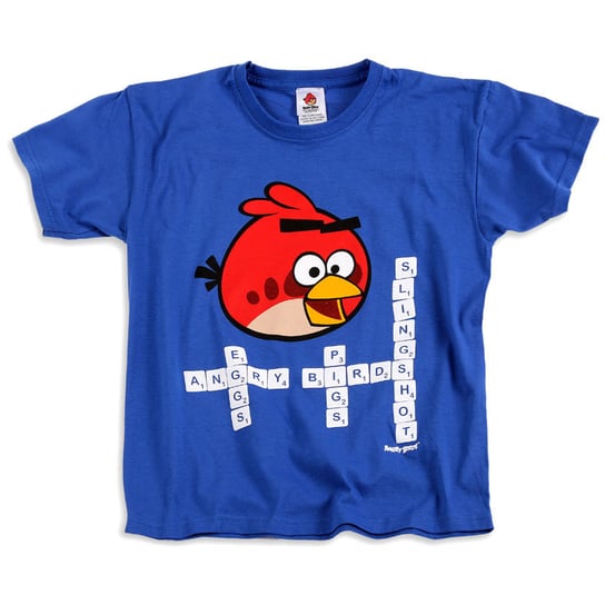 FashionUK, T-shirt chłopięcy z krótkim rękawem, Angry Birds, rozmiar 110/116 UK Fashion