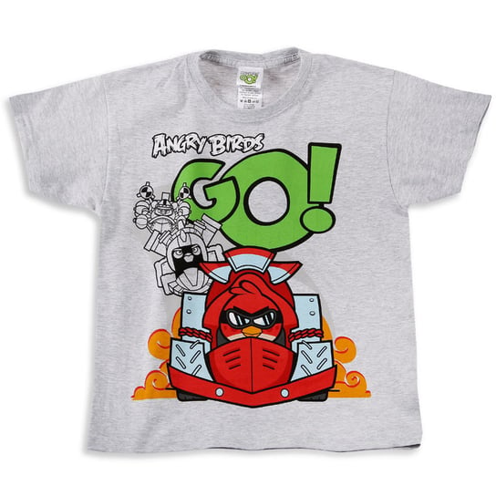 FashionUK, T-shirt chłopięcy z krótkim rękawem, Angry Birds, rozmiar 134/140 UK Fashion
