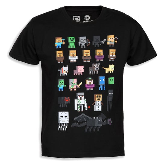 FashionUK, T-shirt chłopięcy z krótkim rękawem, Minecraft, rozmiar 134/140 UK Fashion