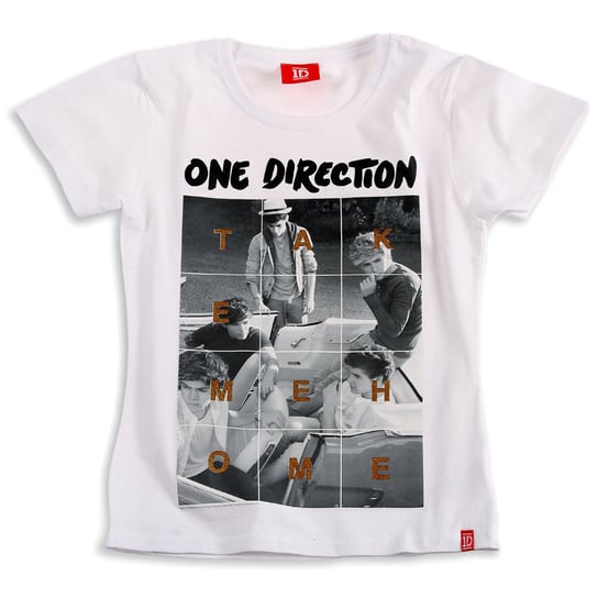 FashionUK, T-shirt dziewczęcy z krótkim rękawem, One Direction, rozmiar 164 UK Fashion One
