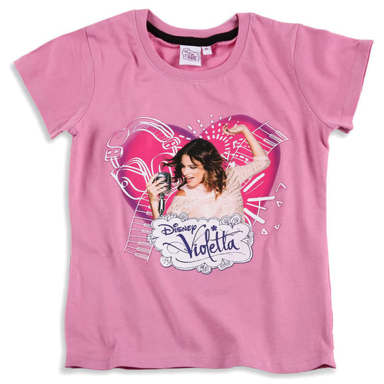 FashionUK, T-shirt dziewczęcy z krótkim rękawem, Violetta, rozmiar 152 Fashion UK