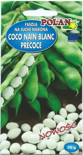 Fasola karłowa na suche ziarno Coco Nain Blanc Precoce 25 g POLAN Inna marka