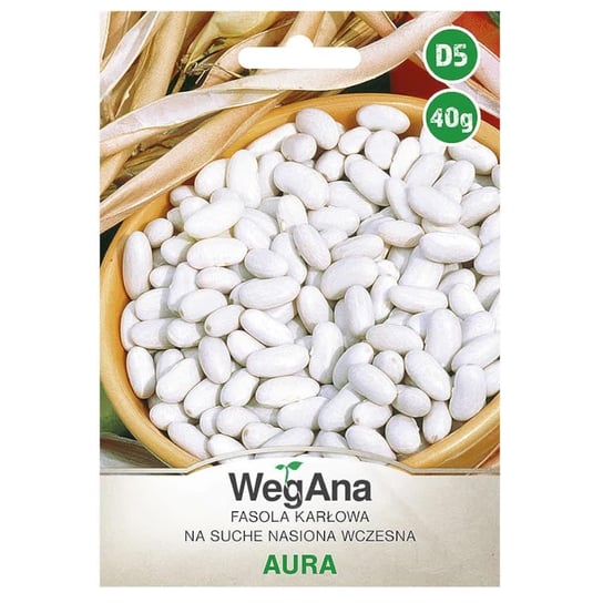 Fasola na suche ziarno Aura nasiona 40g nasiona - WegAna WegAna