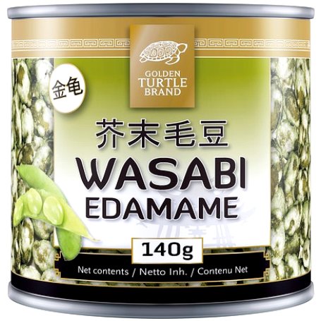 Fasolka edamame z wasabi 140g - Golden Turtle Brand Golden Turtle Brand