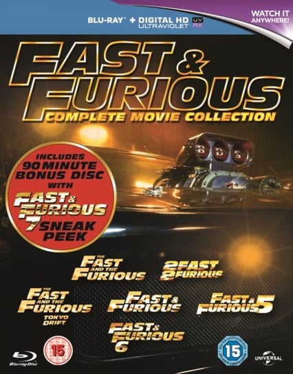 Fast & Furious 1-6/Fast & Furious 7 Sneak Peek (brak polskiej wersji językowej) Lin Justin, Singleton John, Cohen Rob