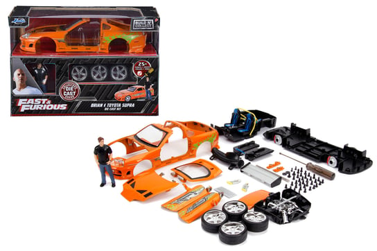 Fast&Furious, pojazd Build+Collect Supra 1:24 Fast & Furious