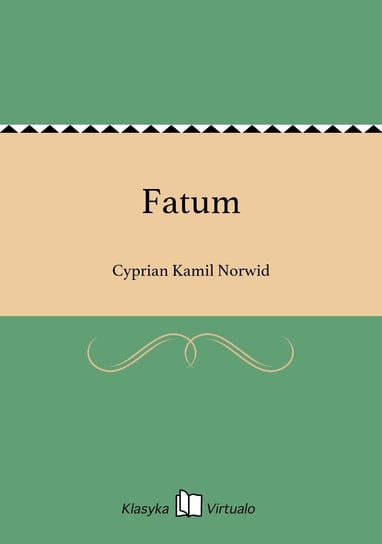 Fatum Norwid Cyprian Kamil