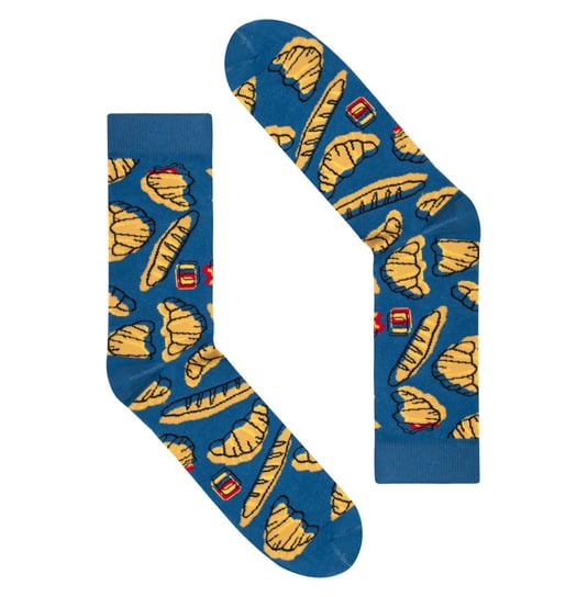FAVES. Socks&Friends, Skarpety, Francuskie Bagietki i Croissanty, rozmiar 42-46 FAVES. Socks&Friends