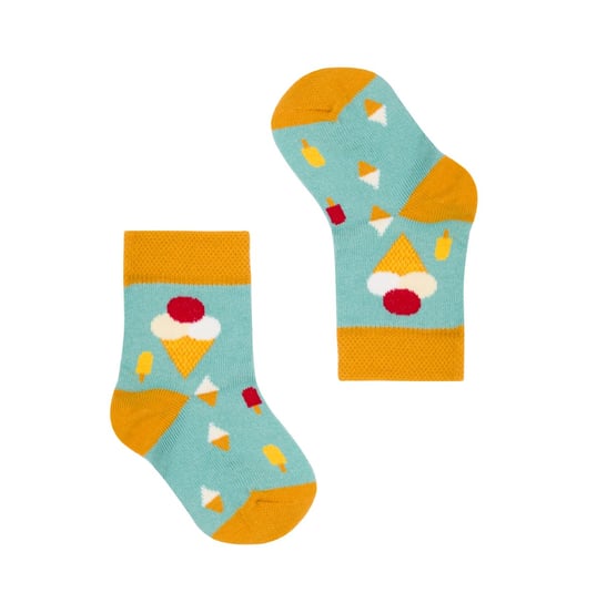 FAVES. Socks&Friends, Skarpety niemowlęce, Lody, rozmiar 14-19 FAVES. Socks&Friends
