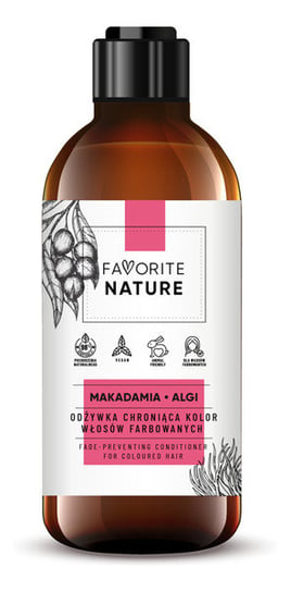 Favorite Nature Odżywka chroniąca kolor włosów farbowanych Makadamia i Algi 250ml Favorite Nature