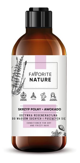 Favorite Nature Odżywka regeneracyjna do włosów suchych i puszących się Awokado i Skrzyp Polny 250ml Favorite Nature