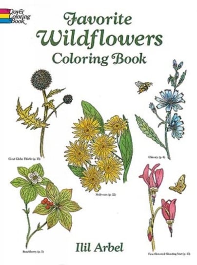 Favourite Wildflowers Colouring Book Ilil Arbel