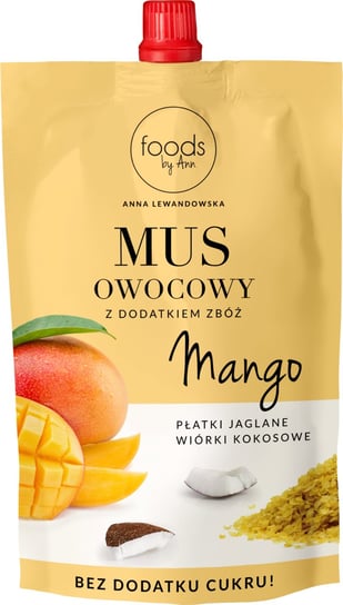 FBA Mus Owocowy Mango & Płatki Jaglane & Wiórki kokosowe 100g Foods by Ann