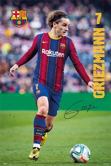 FC Barcelona 20/21 Griezmann - plakat 61x91,5 cm FC Barcelona