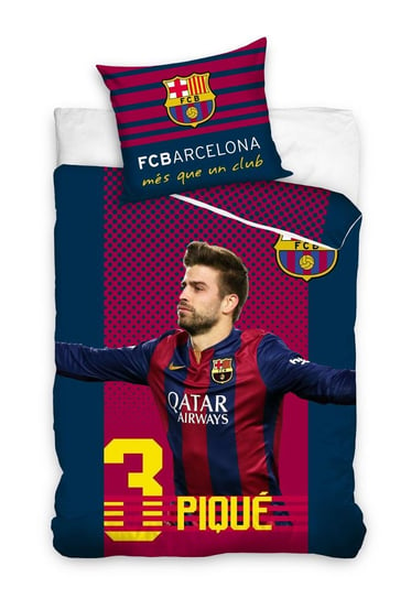 FC Barcelona, Pościel dziecięca, 140x200 cm Carbotex