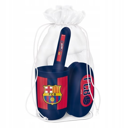 FC Barcelona zestaw kubek ręcznik etui mydelniczka Ars una