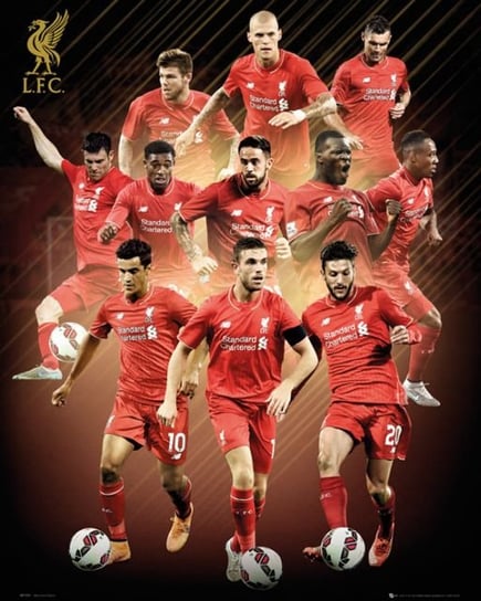 FC Liverpool Zawodnicy 15/16 - plakat 40x50 cm Liverpool FC