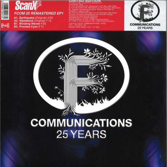 FCom 25 Remastered Ep1, płyta winylowa Scan X