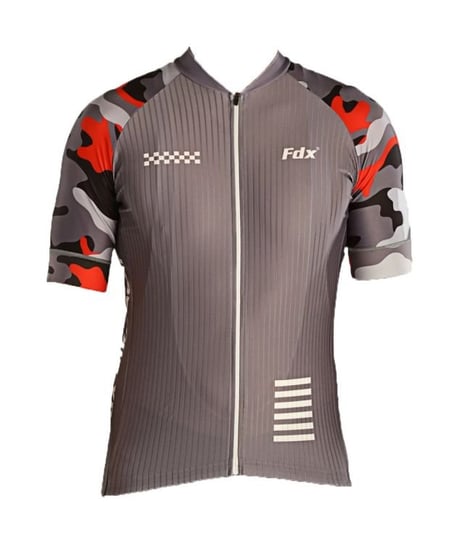 FDX Camo 2 Half Sleeve Cycling Jersey | SZARA	koszulka rowerowa FDX