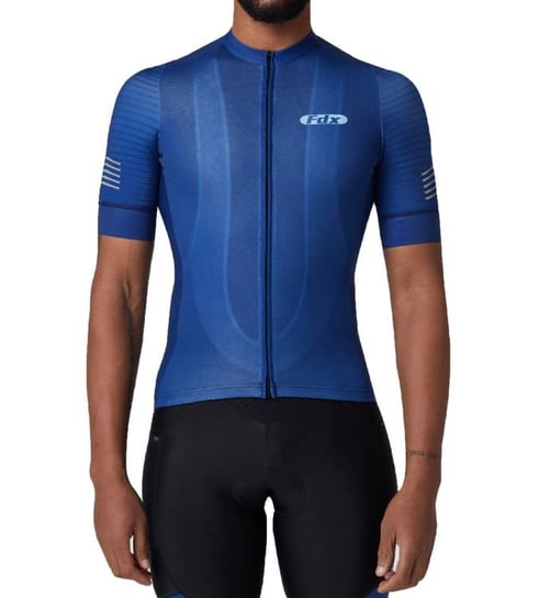 FDX Plain Sleeve Cycling Jersey | BLUE - Rozmiar XL FDX