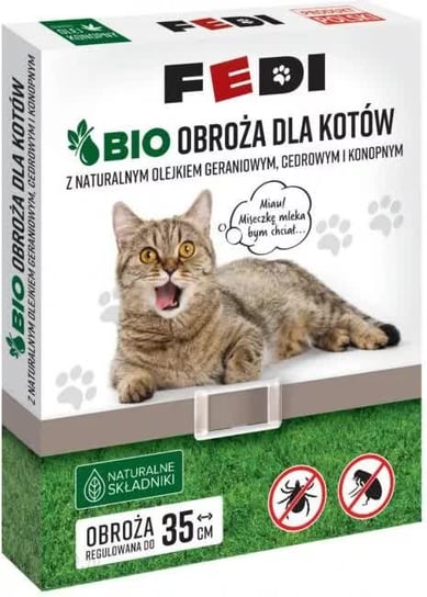 FEDI Obroża przeciw pchłom i kleszczom - dla kotów FEDI