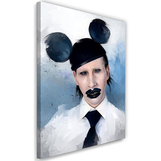 Feeby, Obraz na płótnie - Canvas, Marilyn Manson mouse, 50x70 cm Feeby