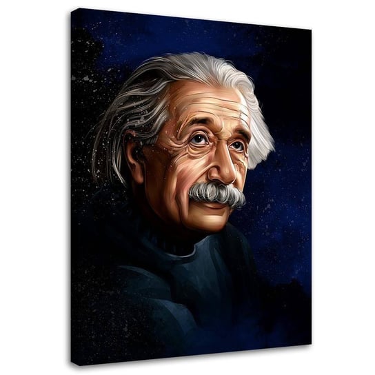 Feeby Obraz na płótnie, FEEBY Albert Einstein - Dmitry Belov 40x60 Feeby