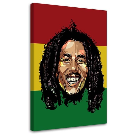 Feeby Obraz na płótnie, FEEBY Bob Marley - Nikita Abakumov 40x60 Feeby