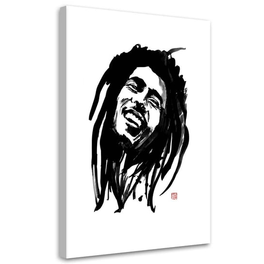 Feeby Obraz na płótnie, FEEBY Bob Marley - Péchane 60x90 Feeby