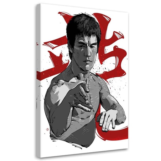 Feeby Obraz na płótnie, FEEBY Bruce Lee - Nikita Abakumov 70x100 Feeby