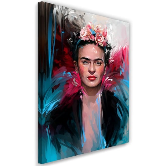 Feeby Obraz na płótnie, FEEBY Frida Kahlo - portert malarki - Dmitry Belov 60x90 Feeby