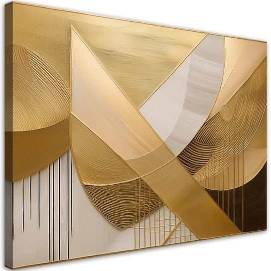 Feeby Obraz na płótnie, FEEBY Geometryczne kształty 3D 100x70 Feeby