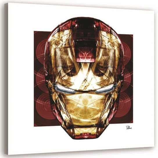 Feeby Obraz na płótnie, FEEBY Głowa Iron Man'a - Rubiant 40x40 Feeby