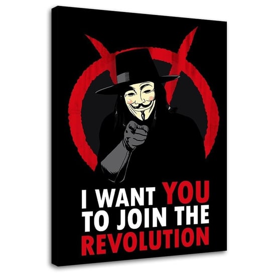 Feeby Obraz na płótnie, FEEBY I Want You To Join The Revolution - DDJVigo 40x60 Feeby