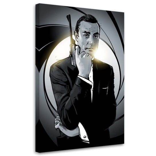 Feeby Obraz na płótnie, FEEBY James Bond - Nikita Abakumov 40x60 Feeby