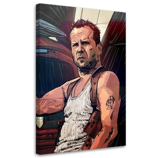 Feeby Obraz na płótnie, FEEBY John McClane 40x60 Feeby