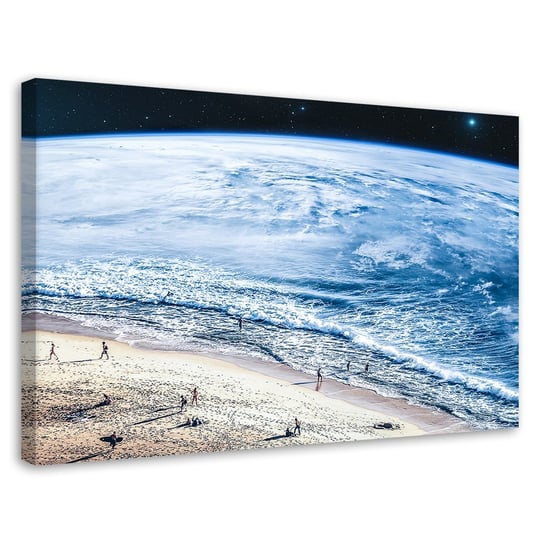 Feeby Obraz na płótnie, FEEBY Kosmiczna plaża - Alex G Griffiths 120x80 Feeby