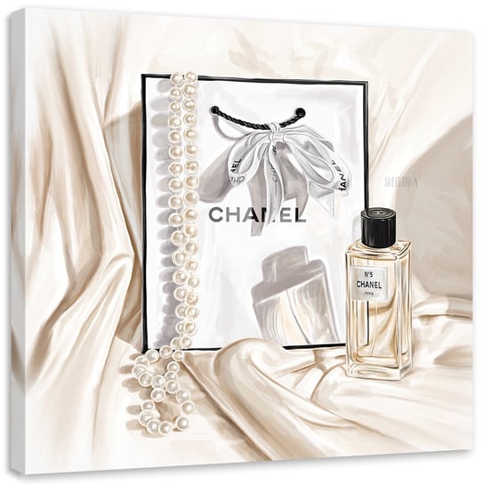 Feeby Obraz na płótnie, FEEBY Najnowsze perfumy Chanel - Svetrinka.art 50x50 Feeby