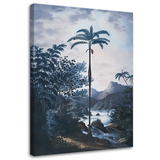 Feeby Obraz na płótnie, FEEBY Palma w dżungli - Andrea Haase 60x90 Feeby